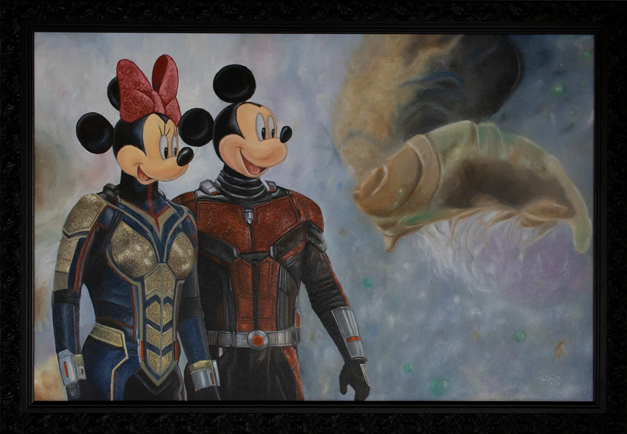 Ant-mouse and the Wasp, pintura a óleo original de Marco Santos