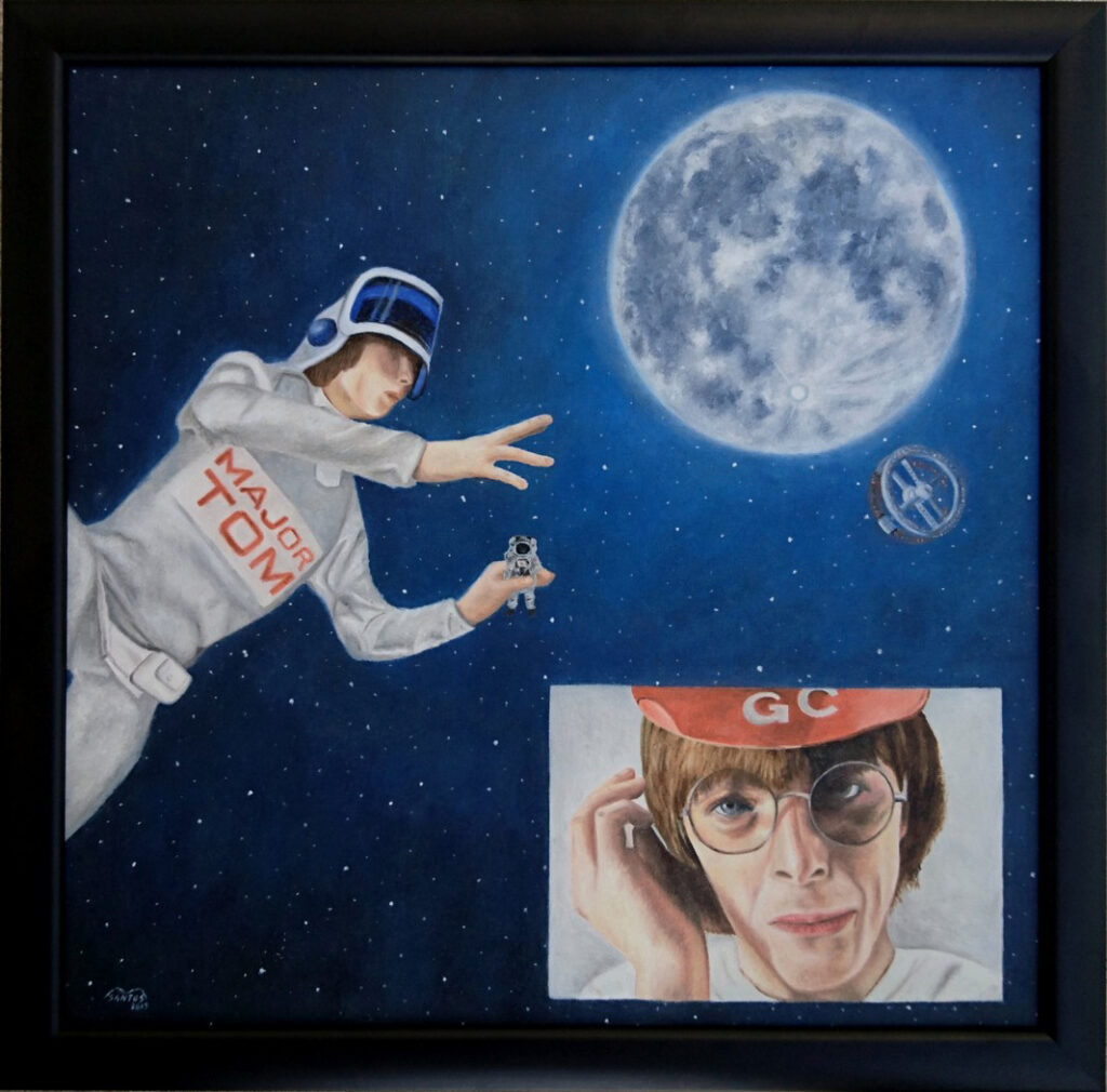 David Bowie, space oddity art tribute