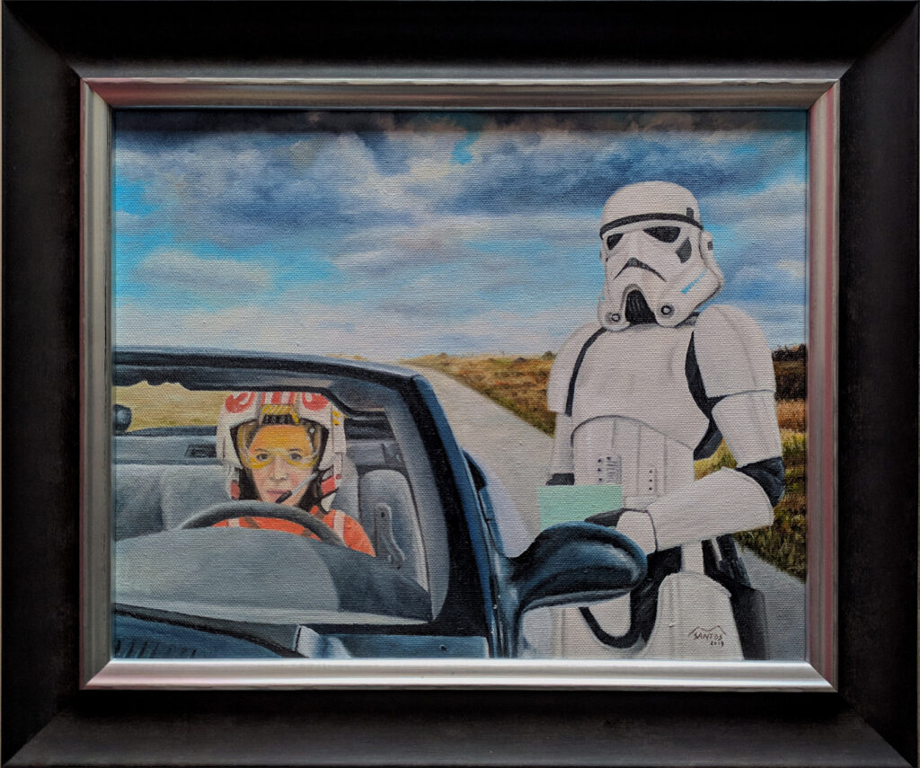 Artwork pop about Star Wars Cosplay. Marco Santos