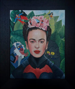 Painting about Frida Kahlo Tribute