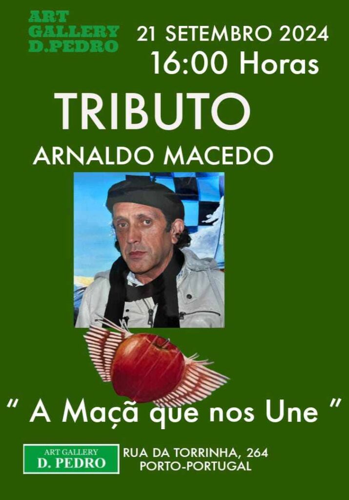 Exhibition poster, Arnaldo Macedo tribute