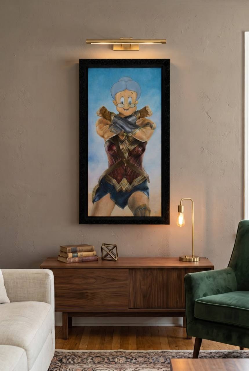 Wonder Granny displayed in a contemporary living room visualization