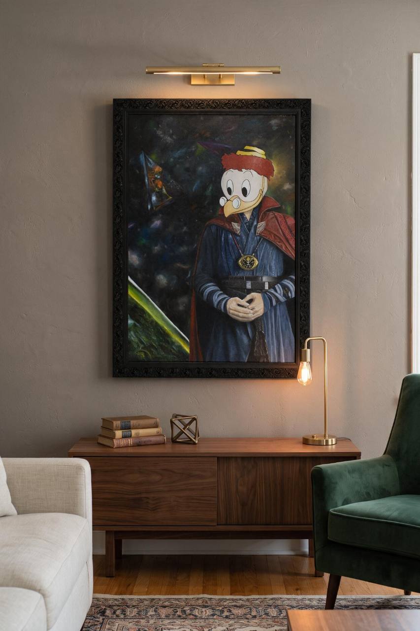 Doctor Gearloose Strange displayed in a contemporary living room visualization
