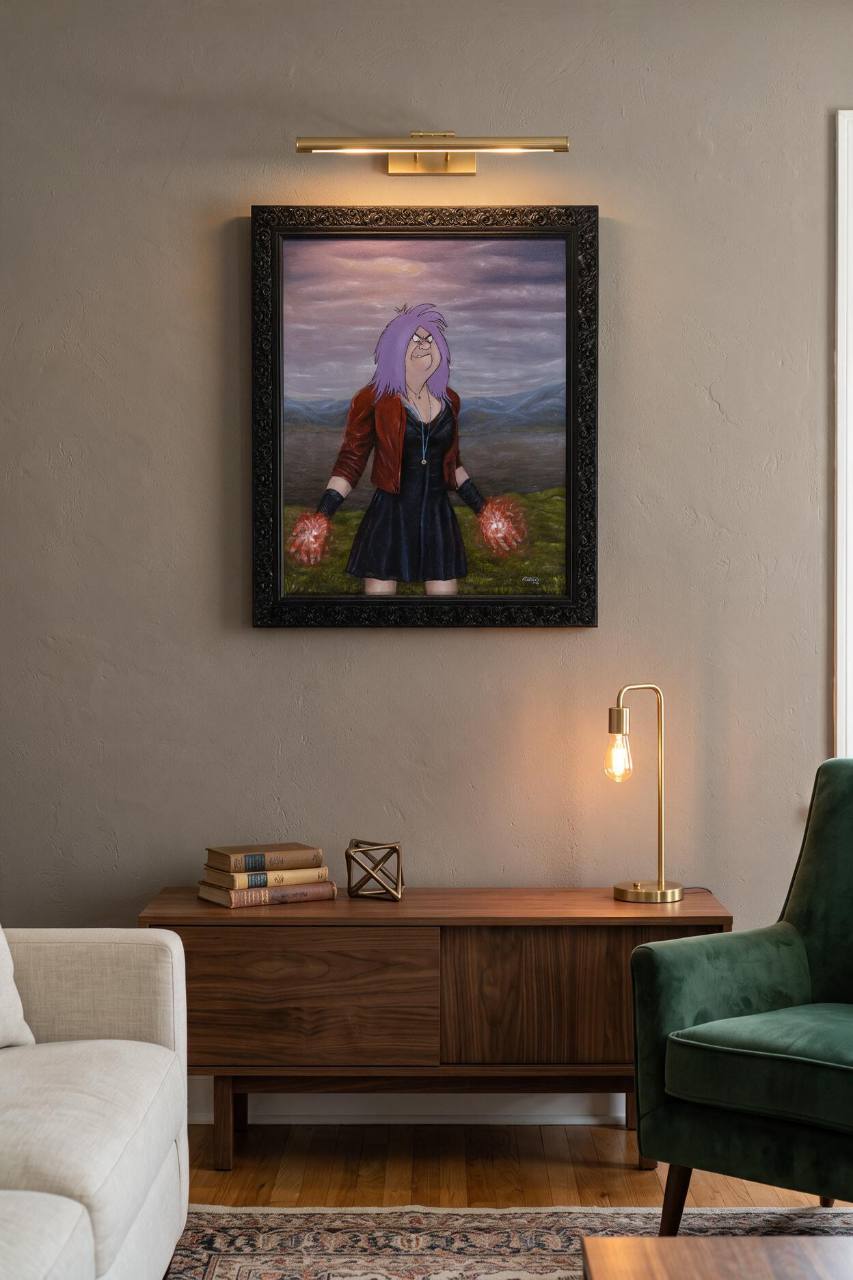 Scarlet Mim displayed in a contemporary living room visualization